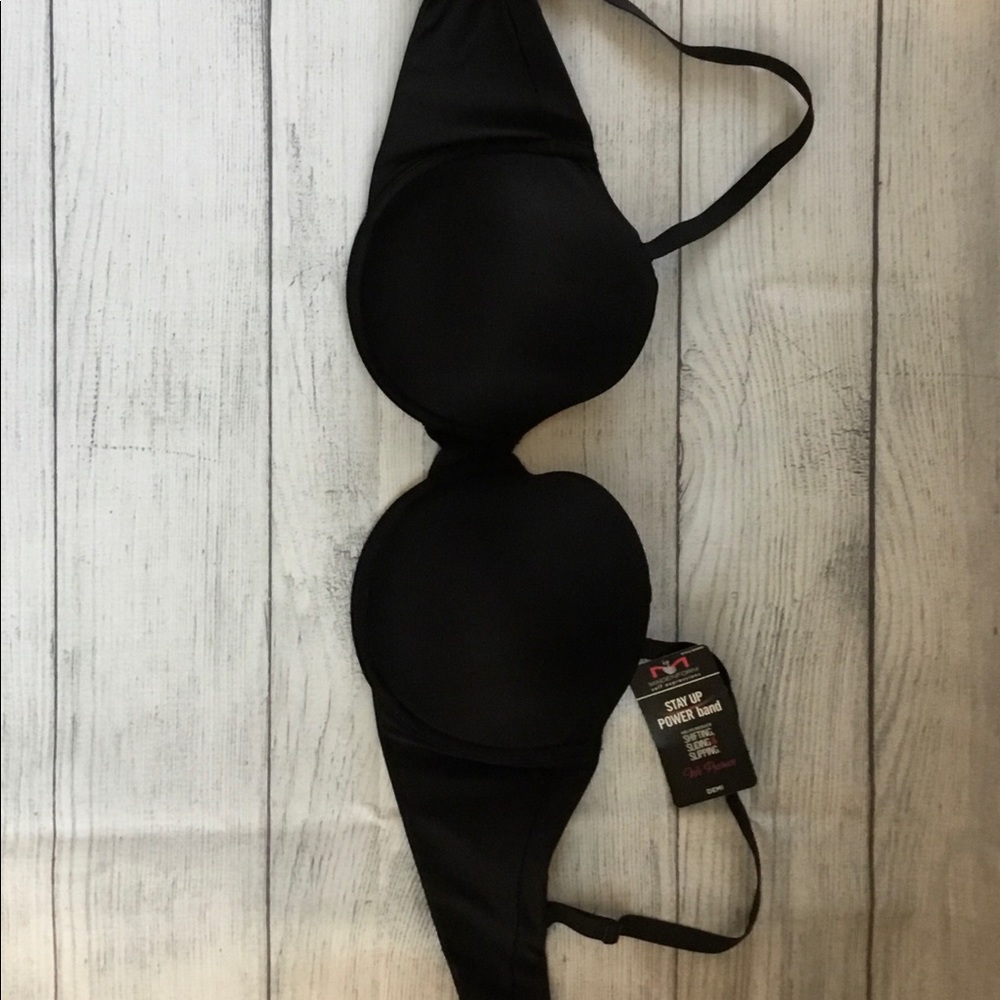 Maidenform Black Stay Up Demi Bra 38 DD